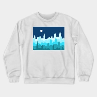 City under the moonlight Crewneck Sweatshirt